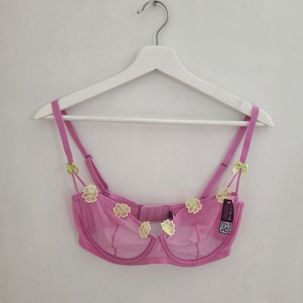 Adore Me Pink Underwire Bra Intimates & Sleepwear